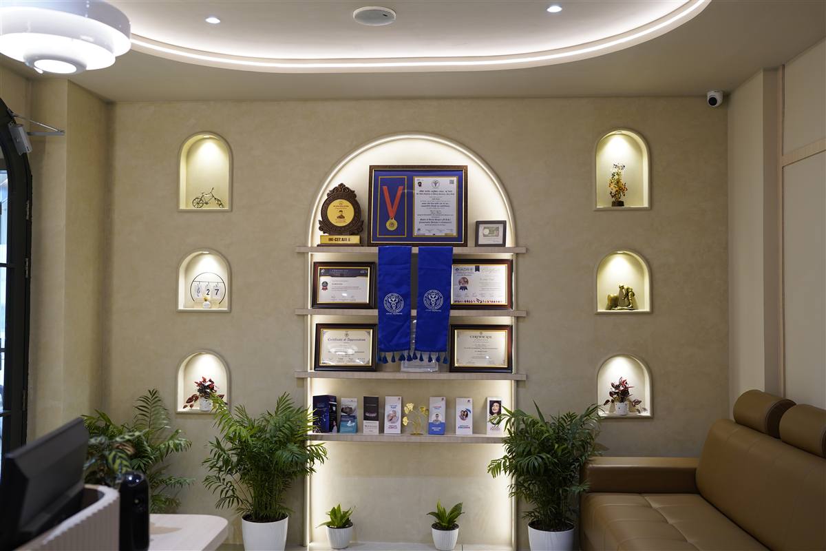 Clinic Awards Wall